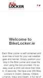 Mobile Screenshot of bikelocker.ie